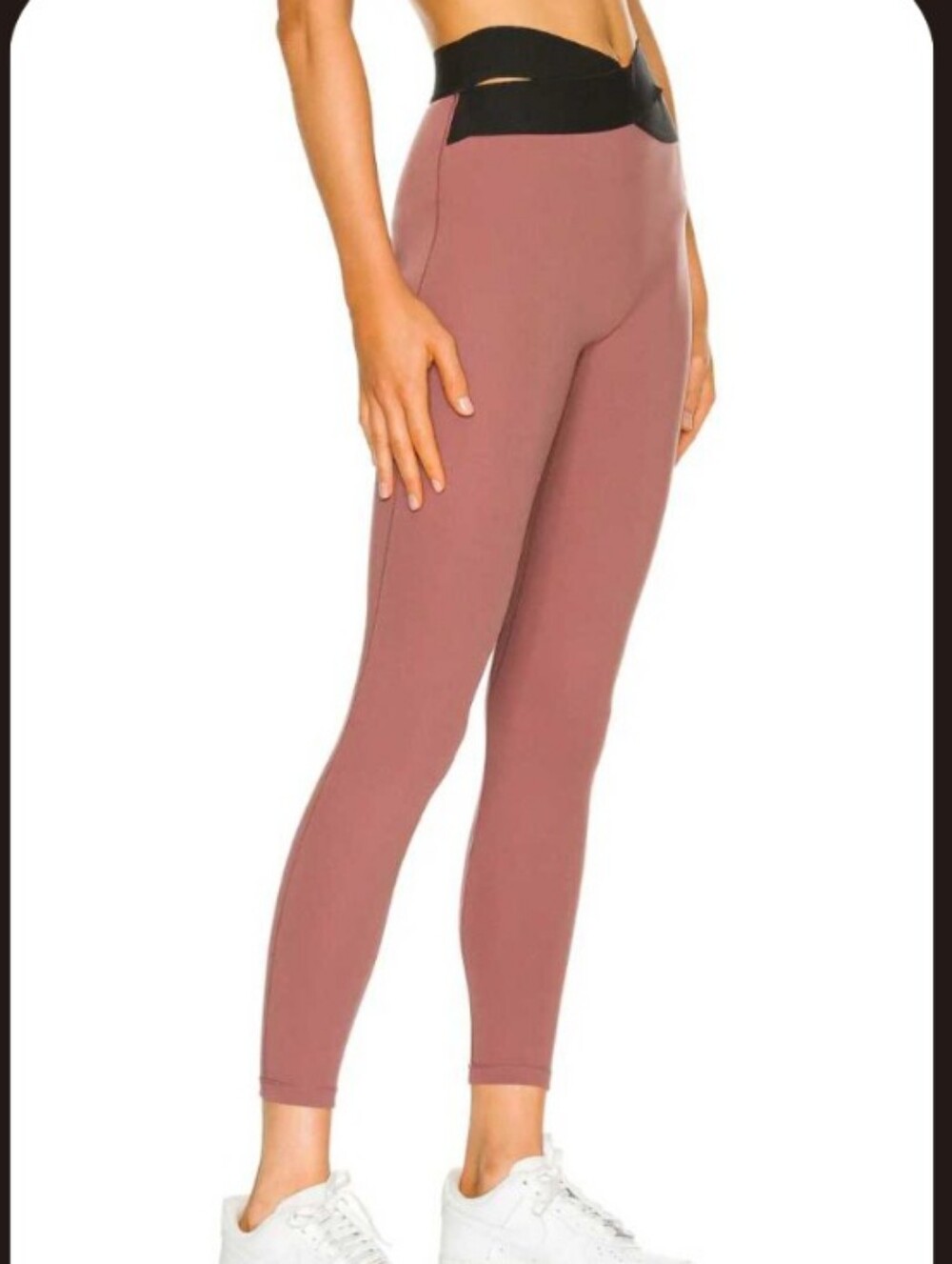Le Ore Corso Crossover Waist Leggings Bandier
